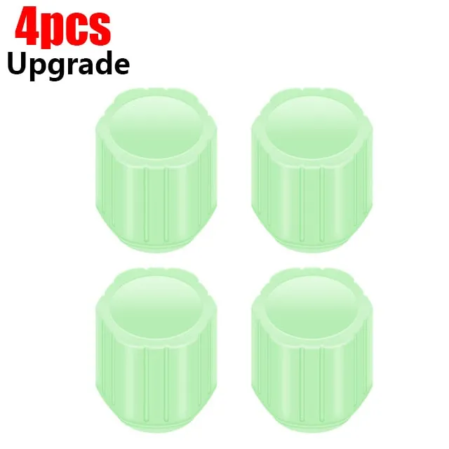 4PCS Luminous Car Valve Caps