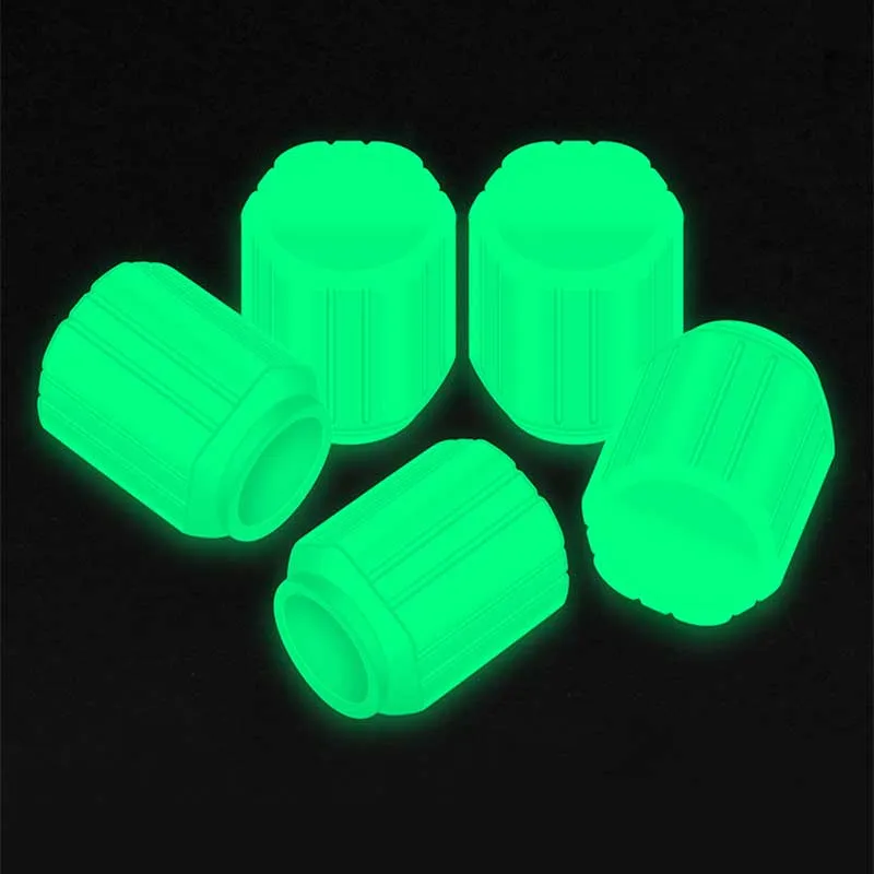 4PCS Luminous Car Valve Caps