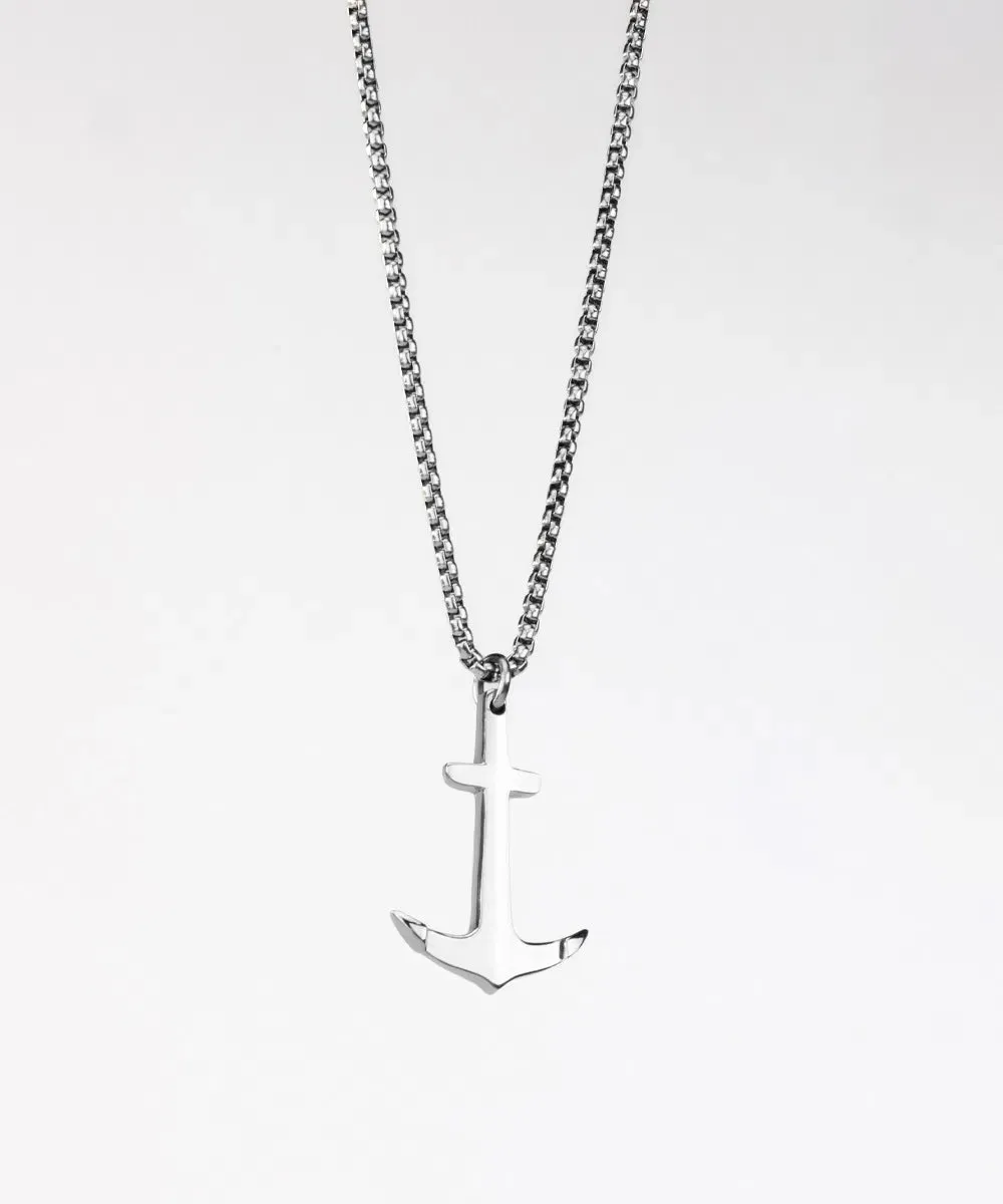 Anchor Necklace (Silver)