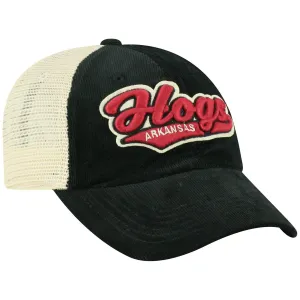 Arkansas Razorbacks TOW "Rebel" Corduroy & Mesh Snapback Relax Hat Cap