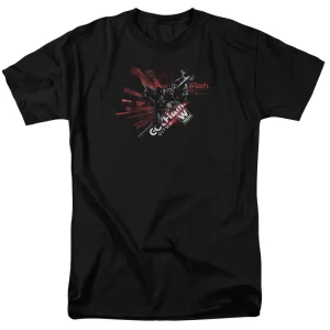 Batman Arkham Knight Ak Tech Mens T Shirt Black