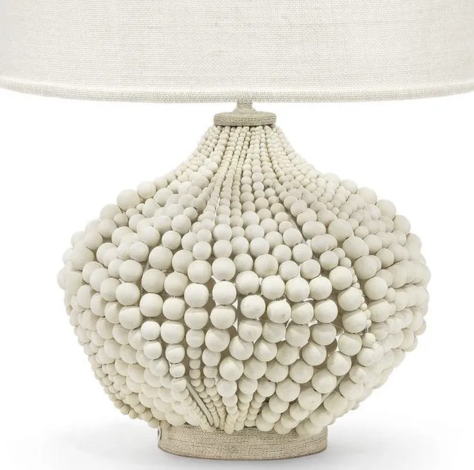 Beach Boho Beaded Table Lamp