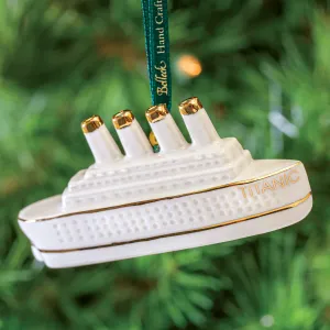 Belleek Titanic Ornament