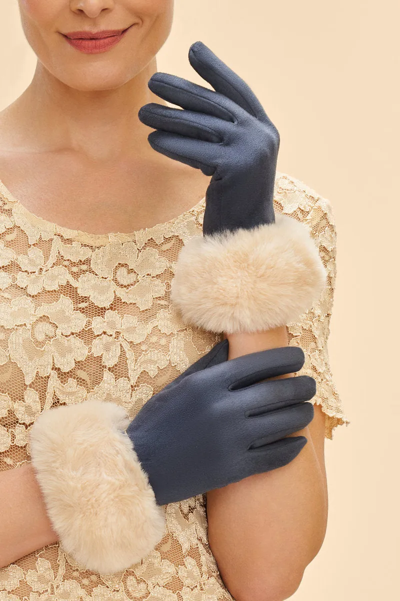 Bettina Faux Fur Gloves