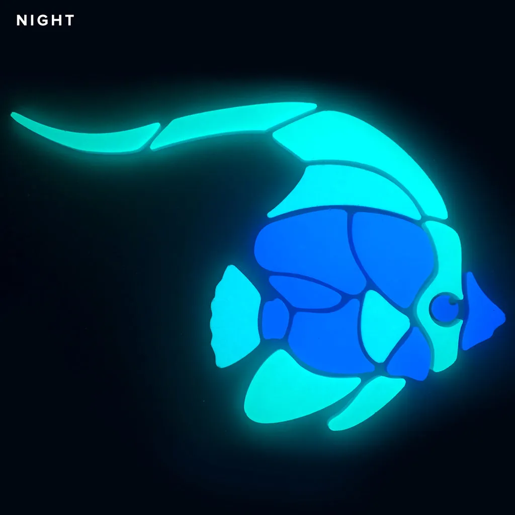 Butterfly Fish - Glow in the Dark Pool Mosaic