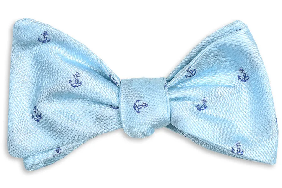 Cape Fear Anchor Bow Tie - Blue