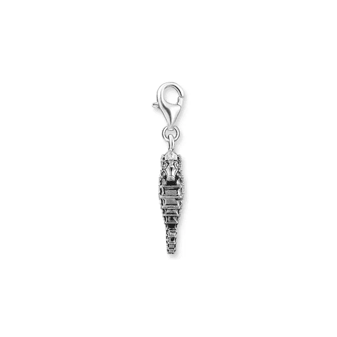 Charm Club White Seahorse Charm 1886-643-14