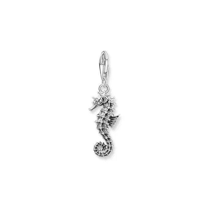 Charm Club White Seahorse Charm 1886-643-14