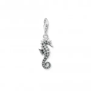 Charm Club White Seahorse Charm 1886-643-14