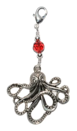 Charm Large Cthulhu - Silver