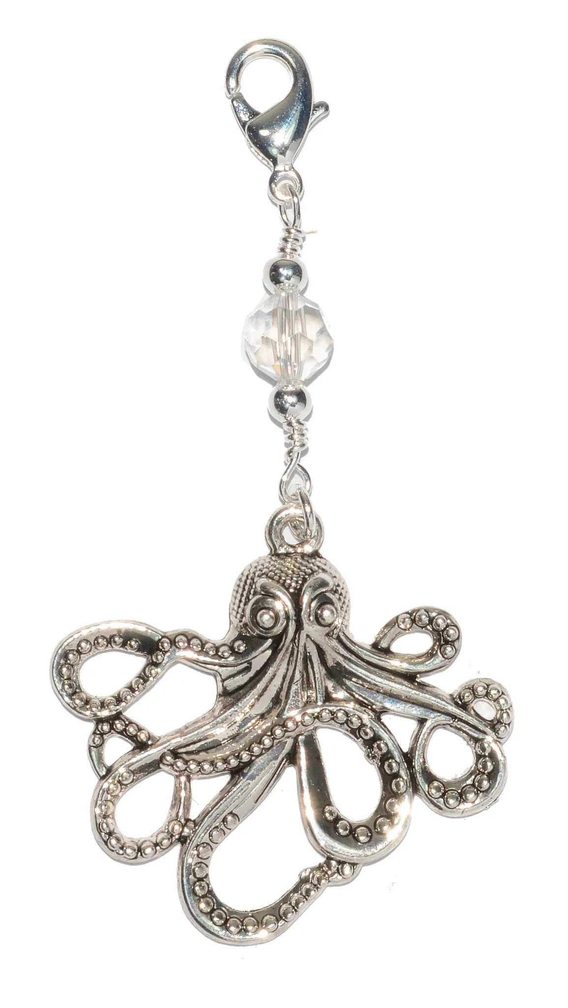 Charm Large Cthulhu - Silver