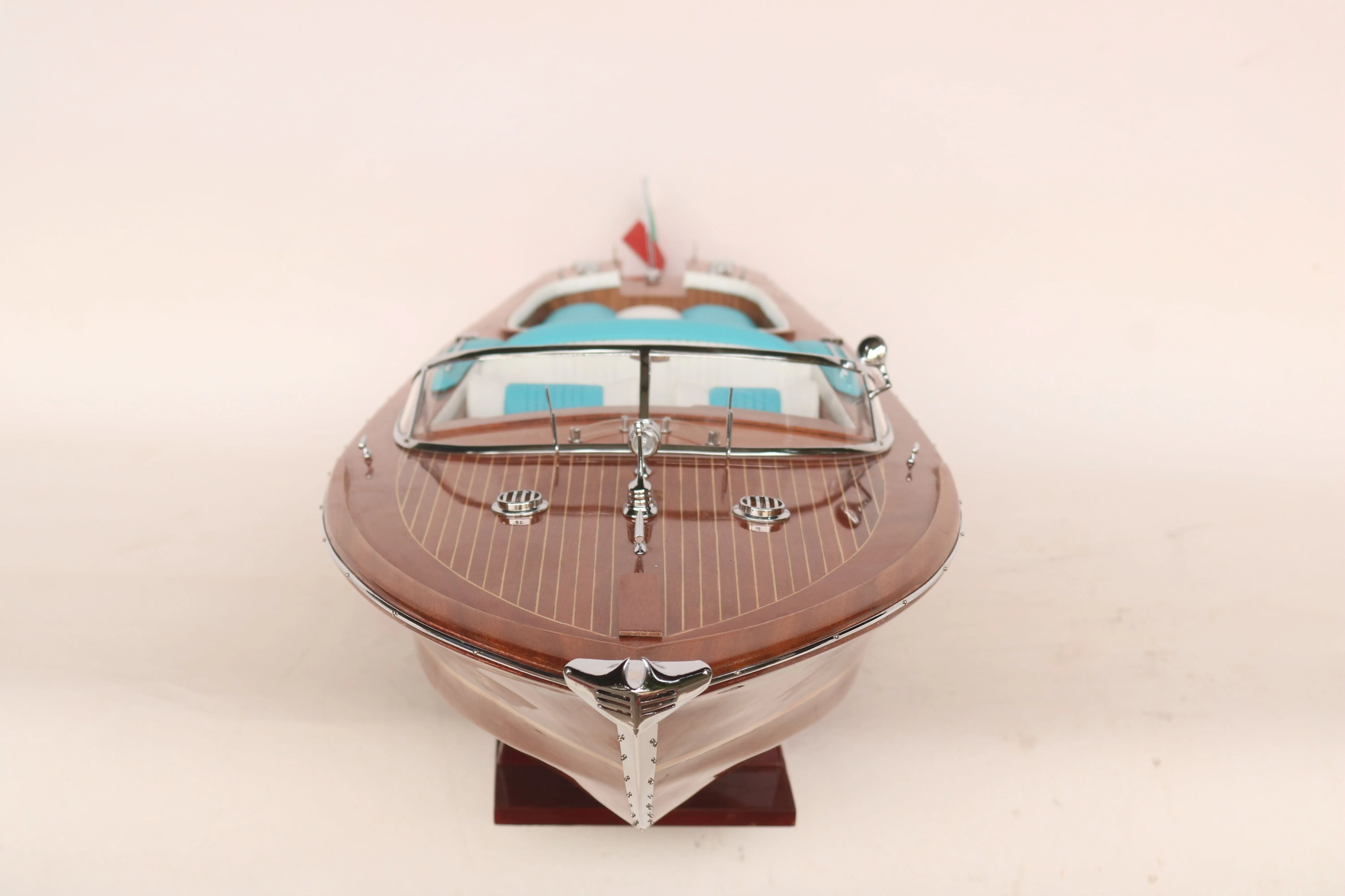 Classic Craft Riva Aquarama Model Boat / Blue Seats