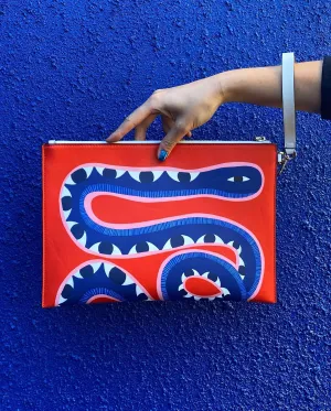 Clutch Bag - Snake