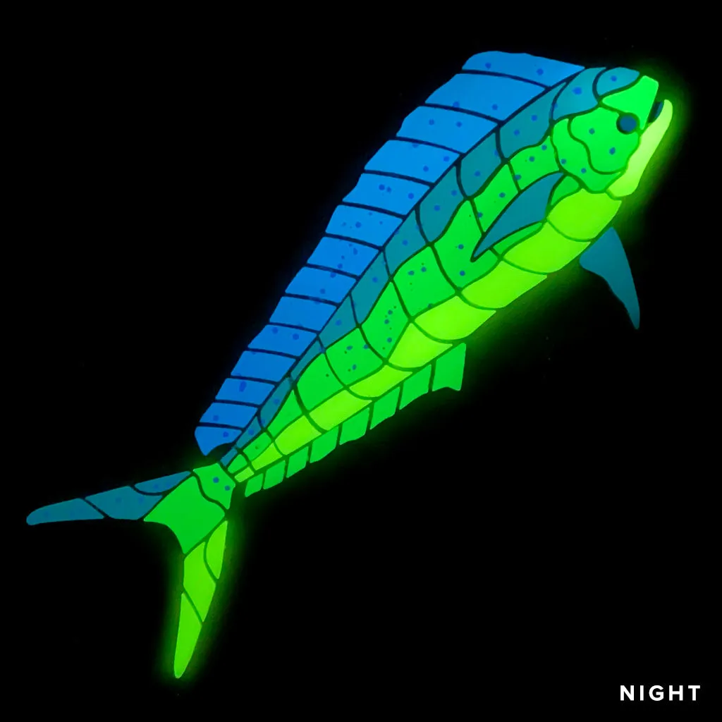 Cow Mahi, Left - Glow in the Dark Pool Mosaic