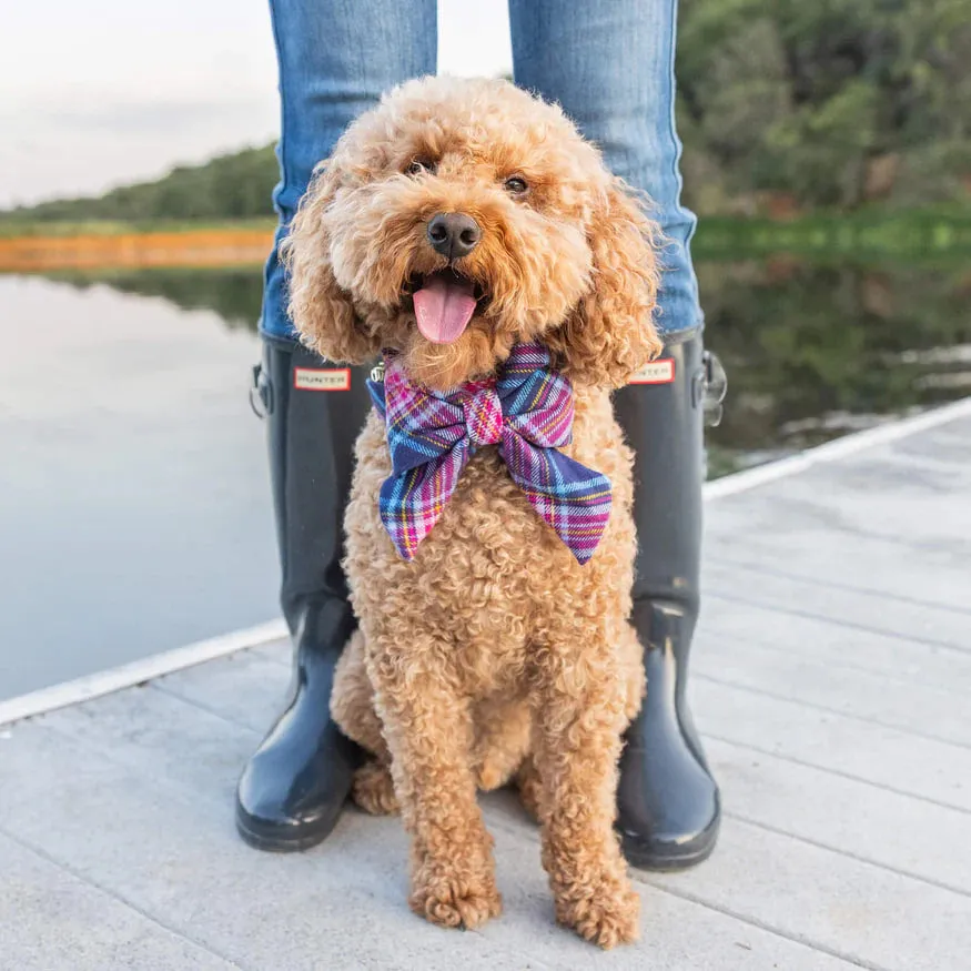 Dog and Cat Lady Bowtie: Camilla Plaid Flannel