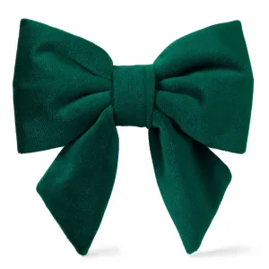 Dog and Cat Lady Bowtie: Forest Green Velvet