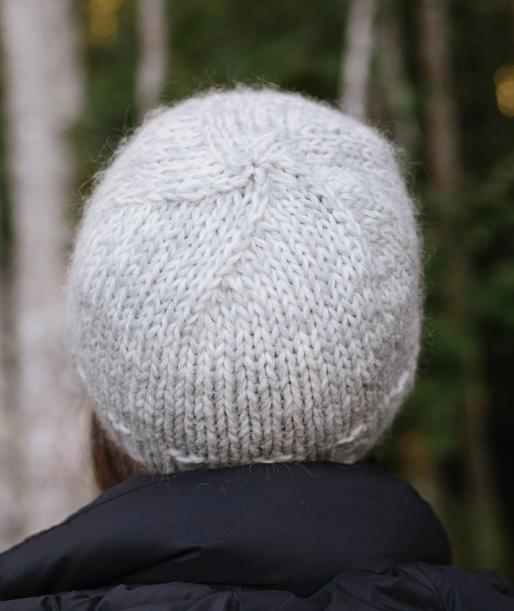 Double-Quick Marled Beanie Using Rowan Kid Classic