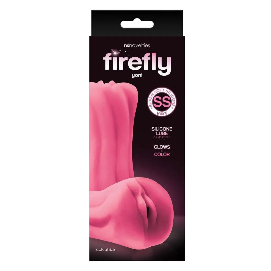 Firefly Yoni Masturbator | Glow In The Dark | Pink