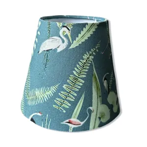 Flamingo Lampshade ~ Blue & Green Shade | Wall Light | Table Lamp | 6 Inch