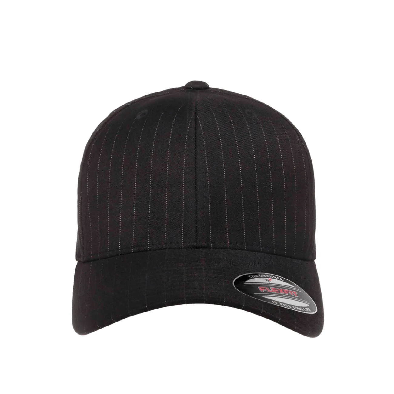 Flexfit Pinstripe Curved Brim Hat