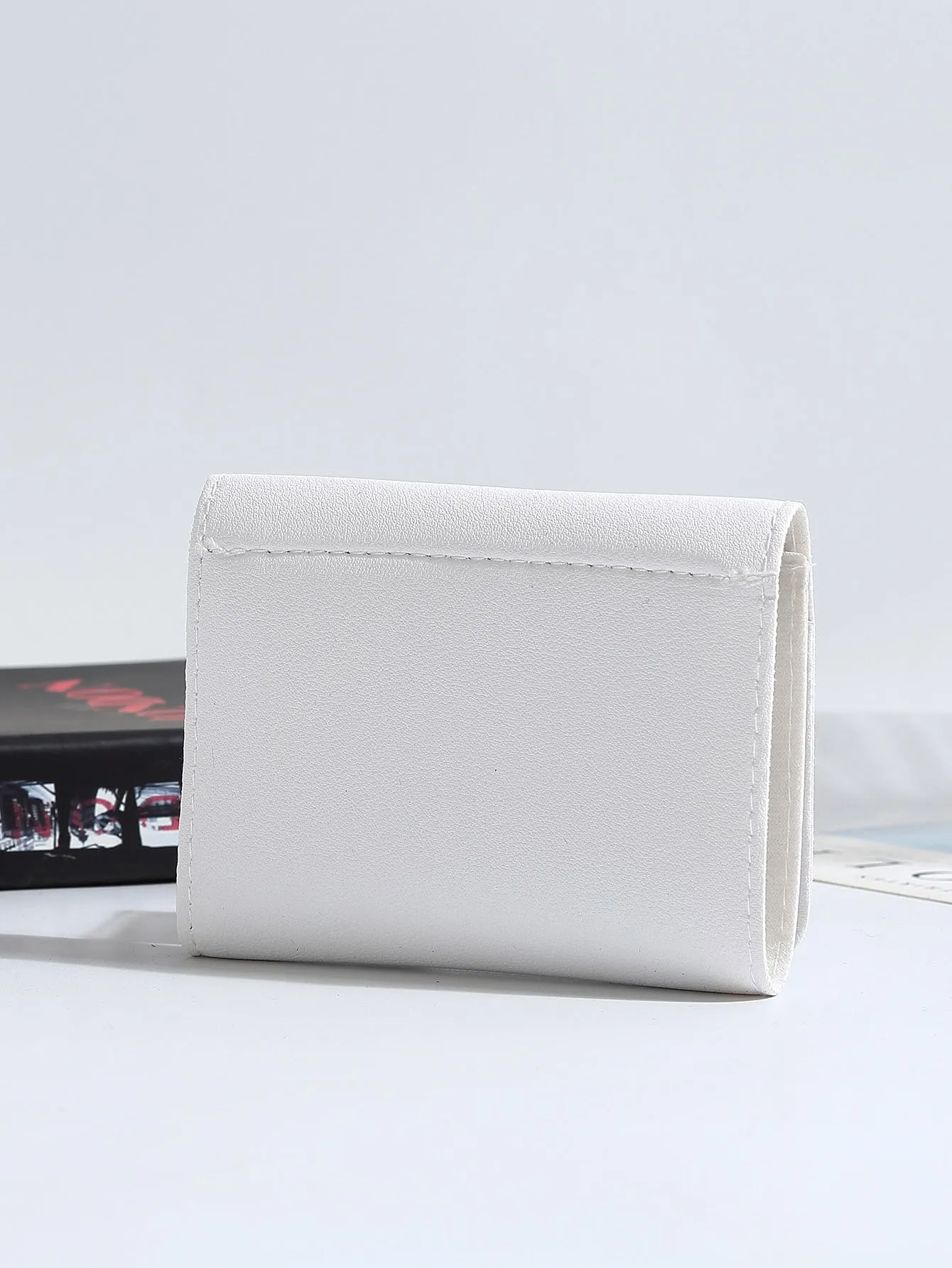 Flower Wallet White Wallet Small Wallet Card Holder Small Purse Coin Purse