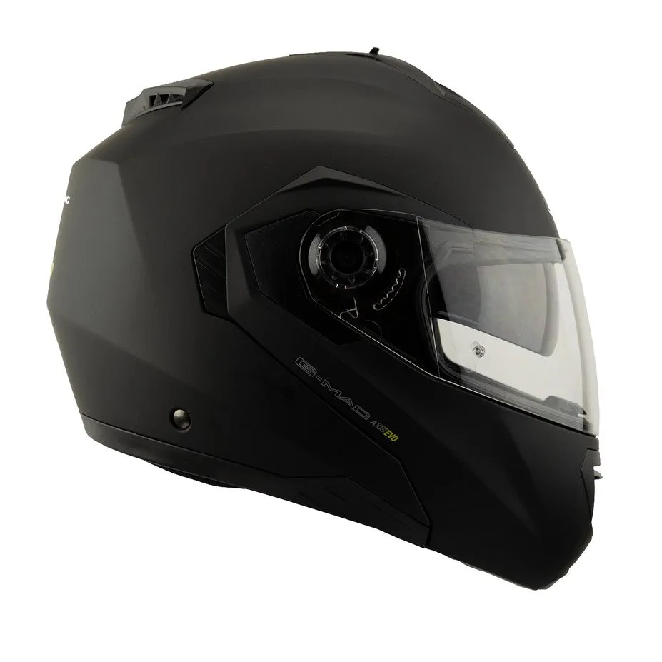 G-Mac Axis Evo Flip Front Helmet - Satin Black