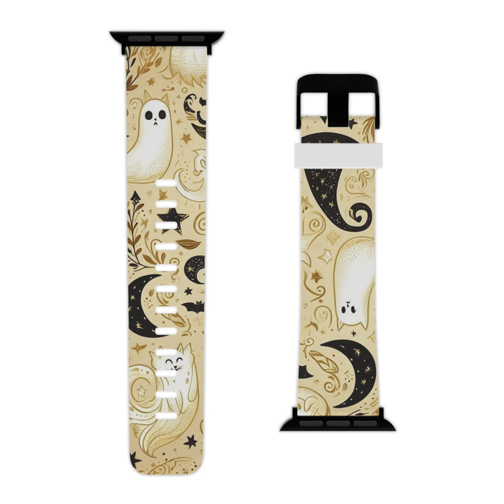 Gilded Ghost and Cats - Watch Band