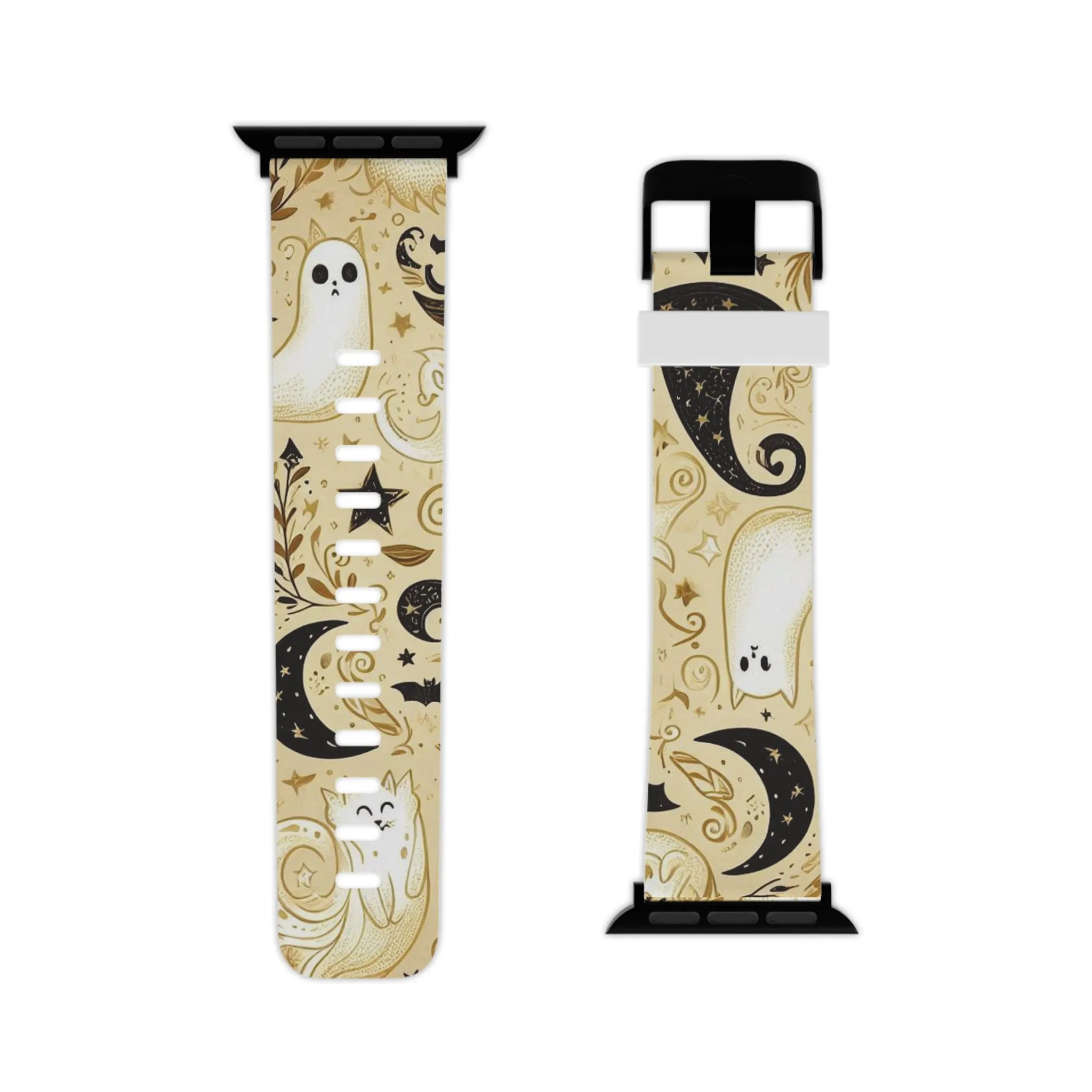 Gilded Ghost and Cats - Watch Band