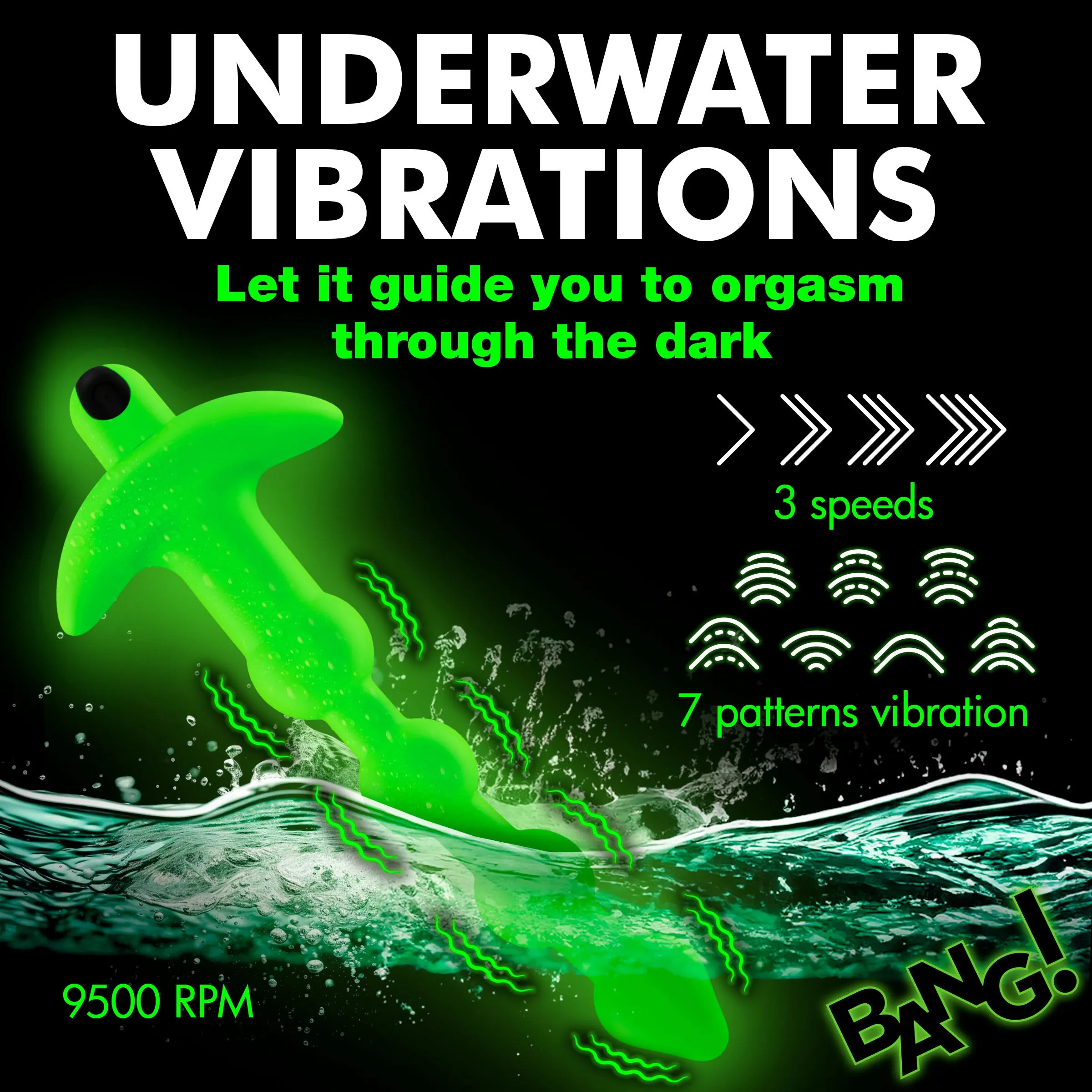 Glow-in-the-dark Anal Beads