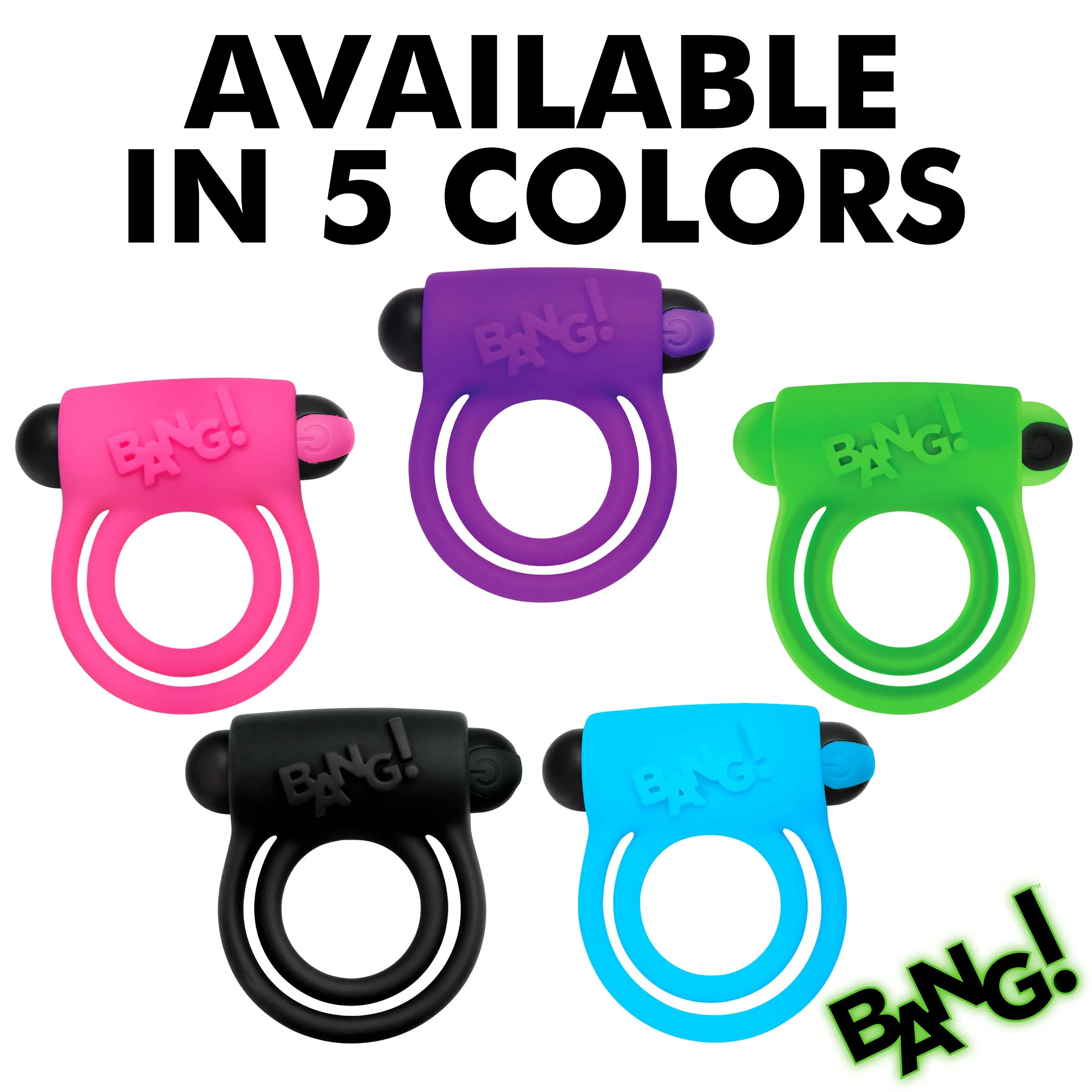 Glow-in-the-dark Vibrating Cock Ring