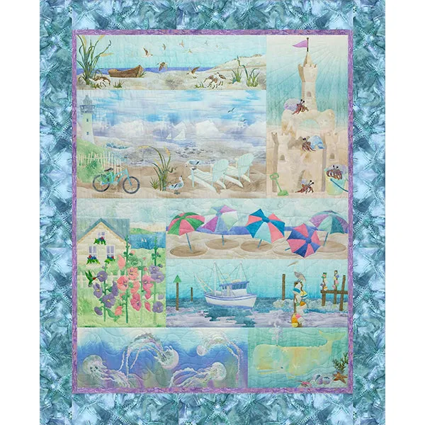 Hoffman Fabrics McKenna Ryan MRDAB 484 Day at The Beach