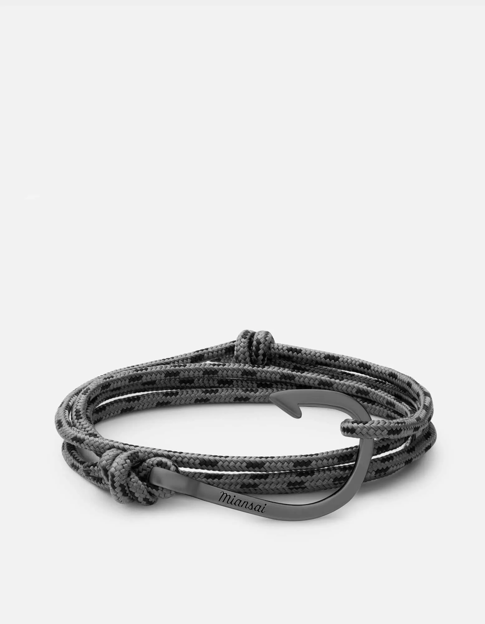 Hook Rope, Matte Black Rhodium