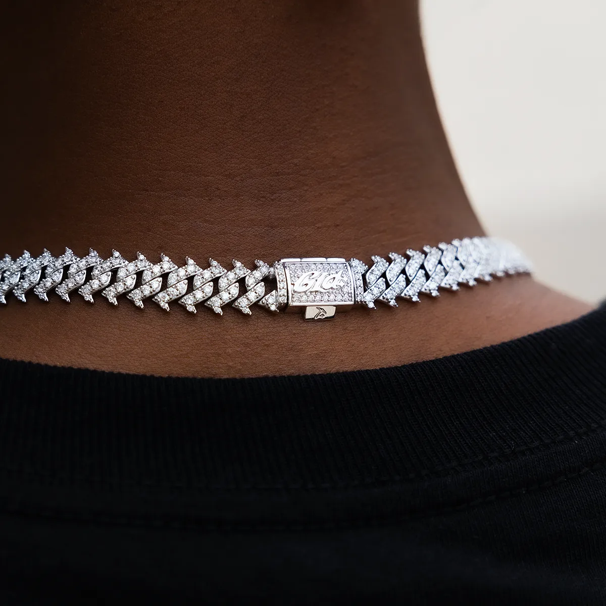 Iced Spiked Cuban Chain