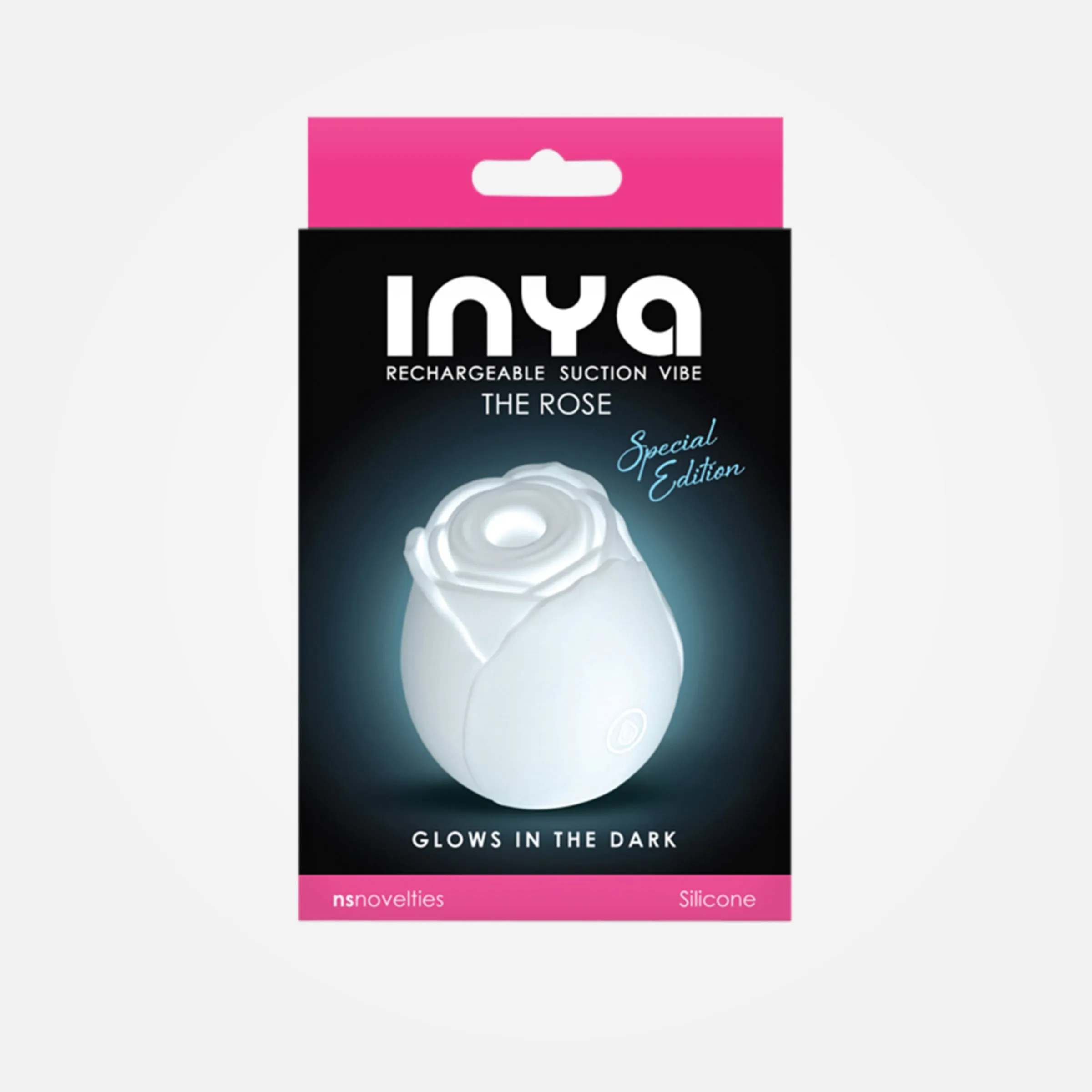 INYA The Rose - Glow In The Dark Rechargeable Clitoral Air Pulsation Stimulator