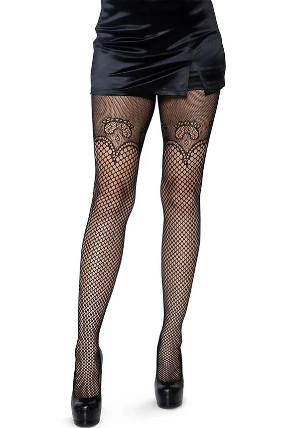 Jess Duchess [Black] | SUSPENDER STOCKINGS