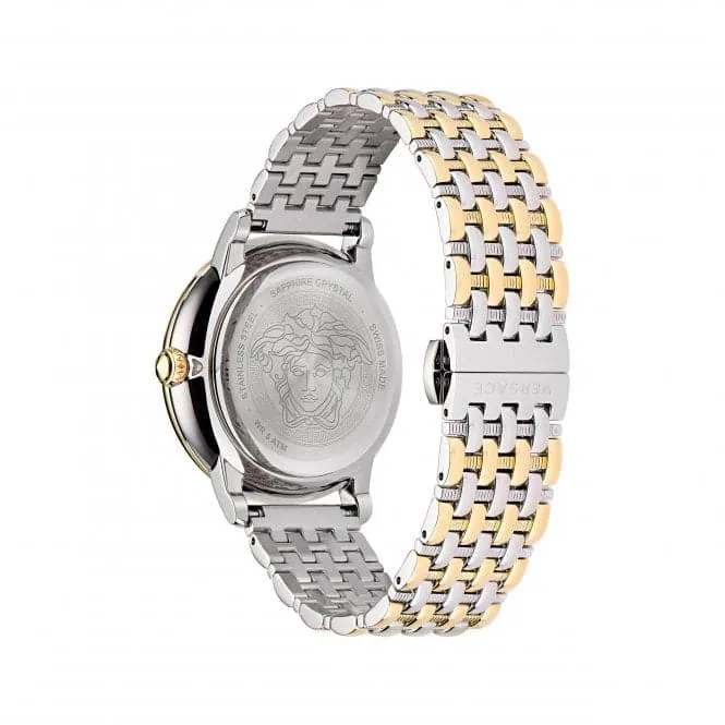 Ladies La Medusa Gold Tone White-Silver Watch VE2R00222