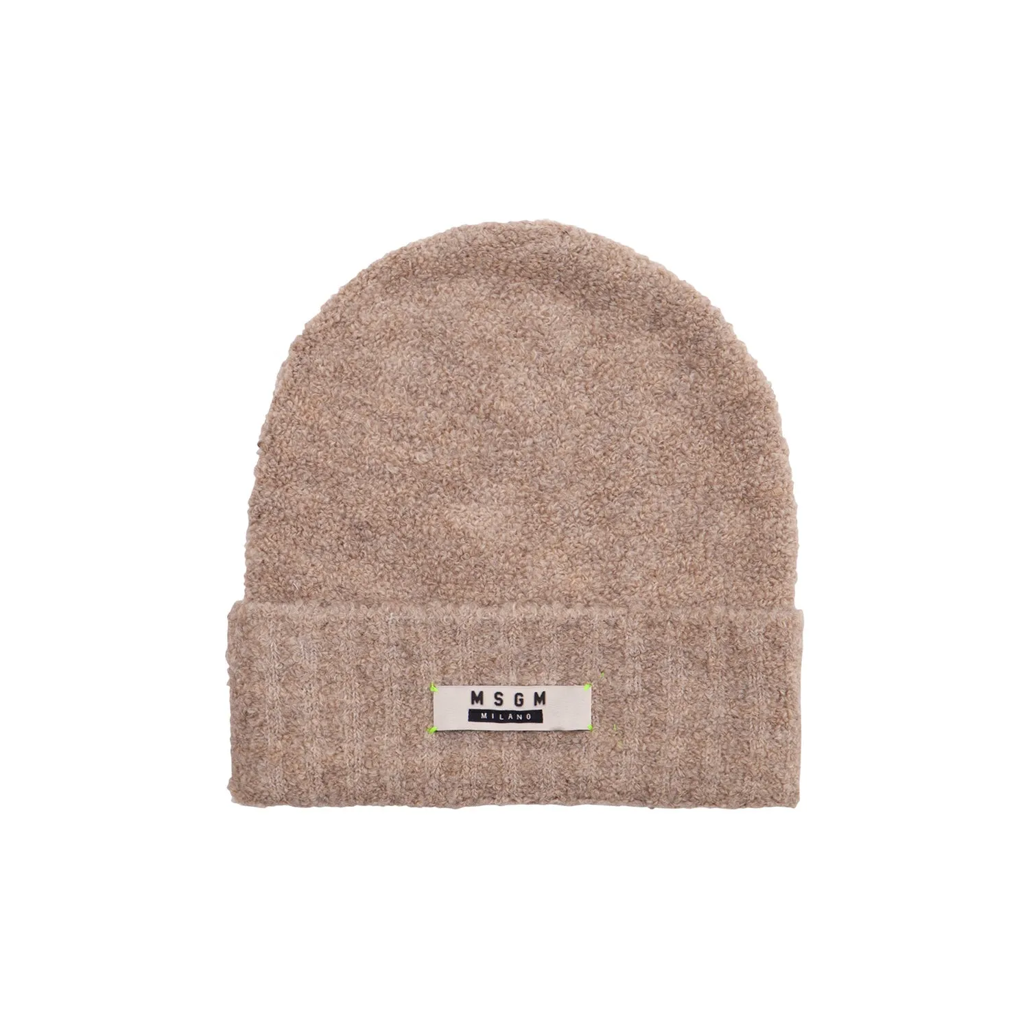 Logo Patch Knitted Beanie