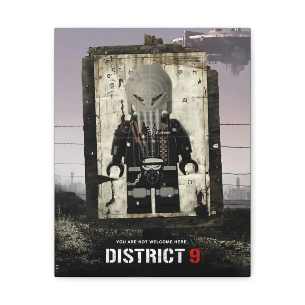 MOC  Compatible  District 9  Movie Wall Art Canvas Art With Backing.