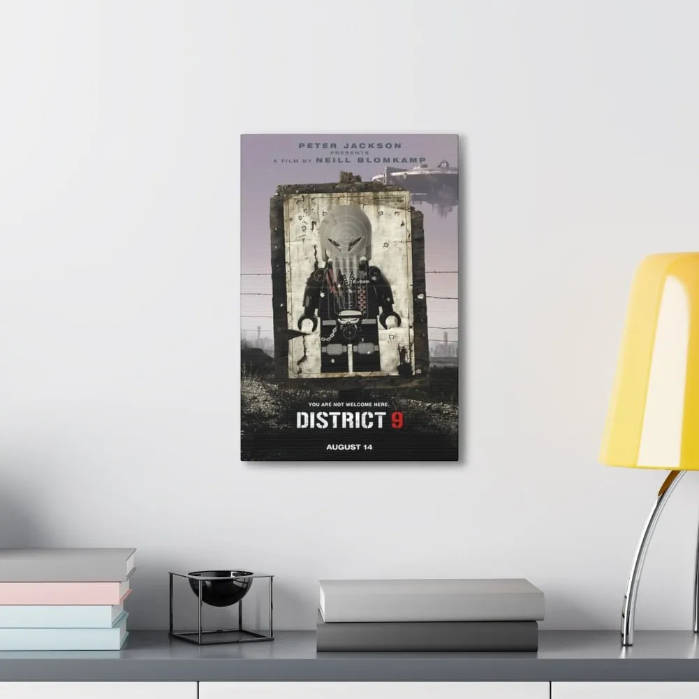 MOC  Compatible  District 9  Movie Wall Art Canvas Art With Backing.