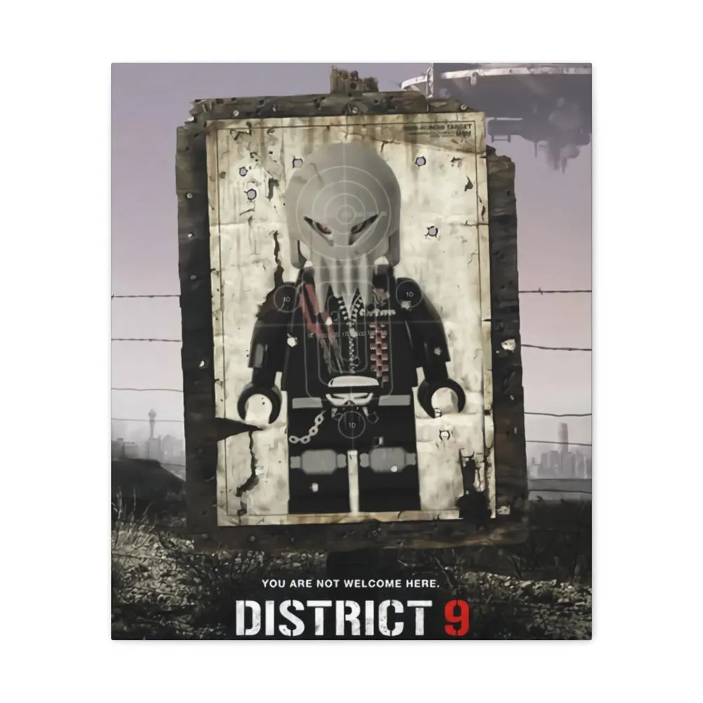 MOC  Compatible  District 9  Movie Wall Art Canvas Art With Backing.