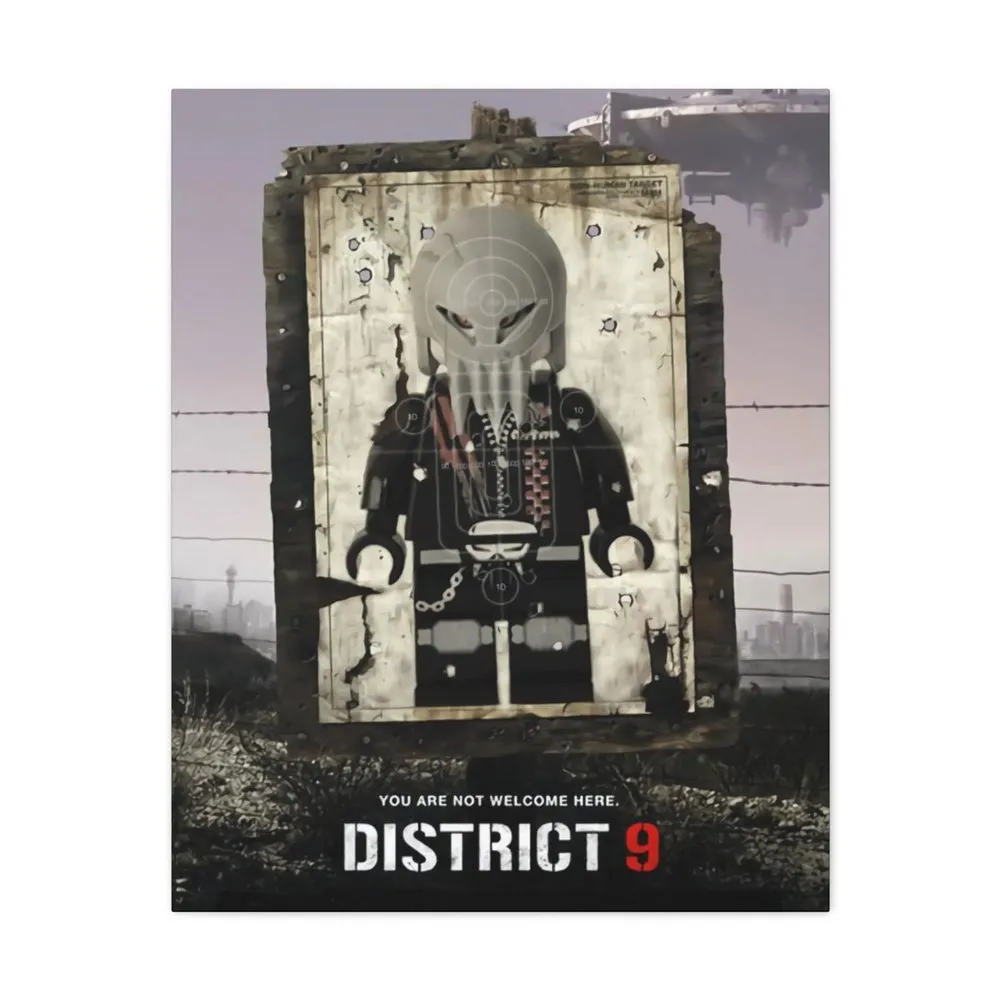 MOC  Compatible  District 9  Movie Wall Art Canvas Art With Backing.