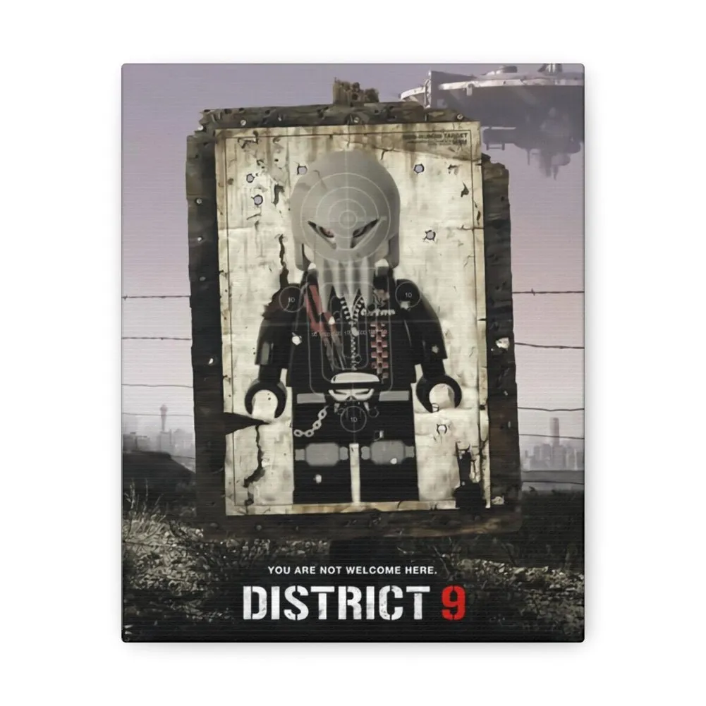 MOC  Compatible  District 9  Movie Wall Art Canvas Art With Backing.