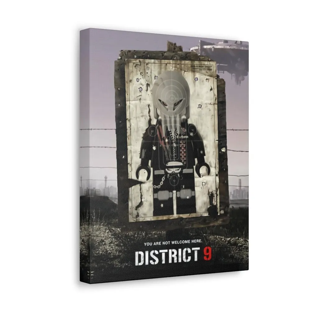 MOC  Compatible  District 9  Movie Wall Art Canvas Art With Backing.