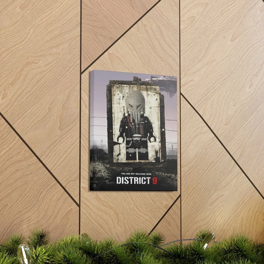 MOC  Compatible  District 9  Movie Wall Art Canvas Art With Backing.