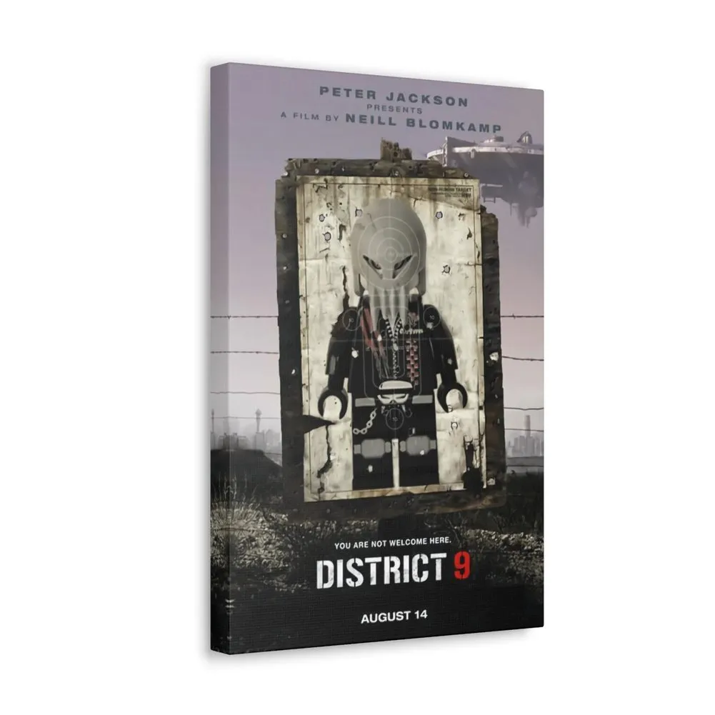 MOC  Compatible  District 9  Movie Wall Art Canvas Art With Backing.