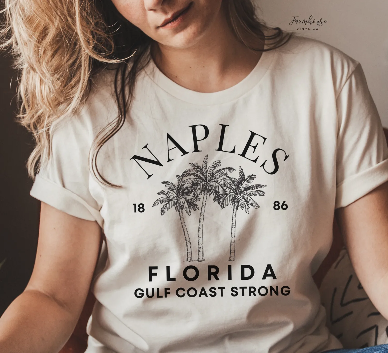 Naples Florida Naples Strong Palm Trees Shirt