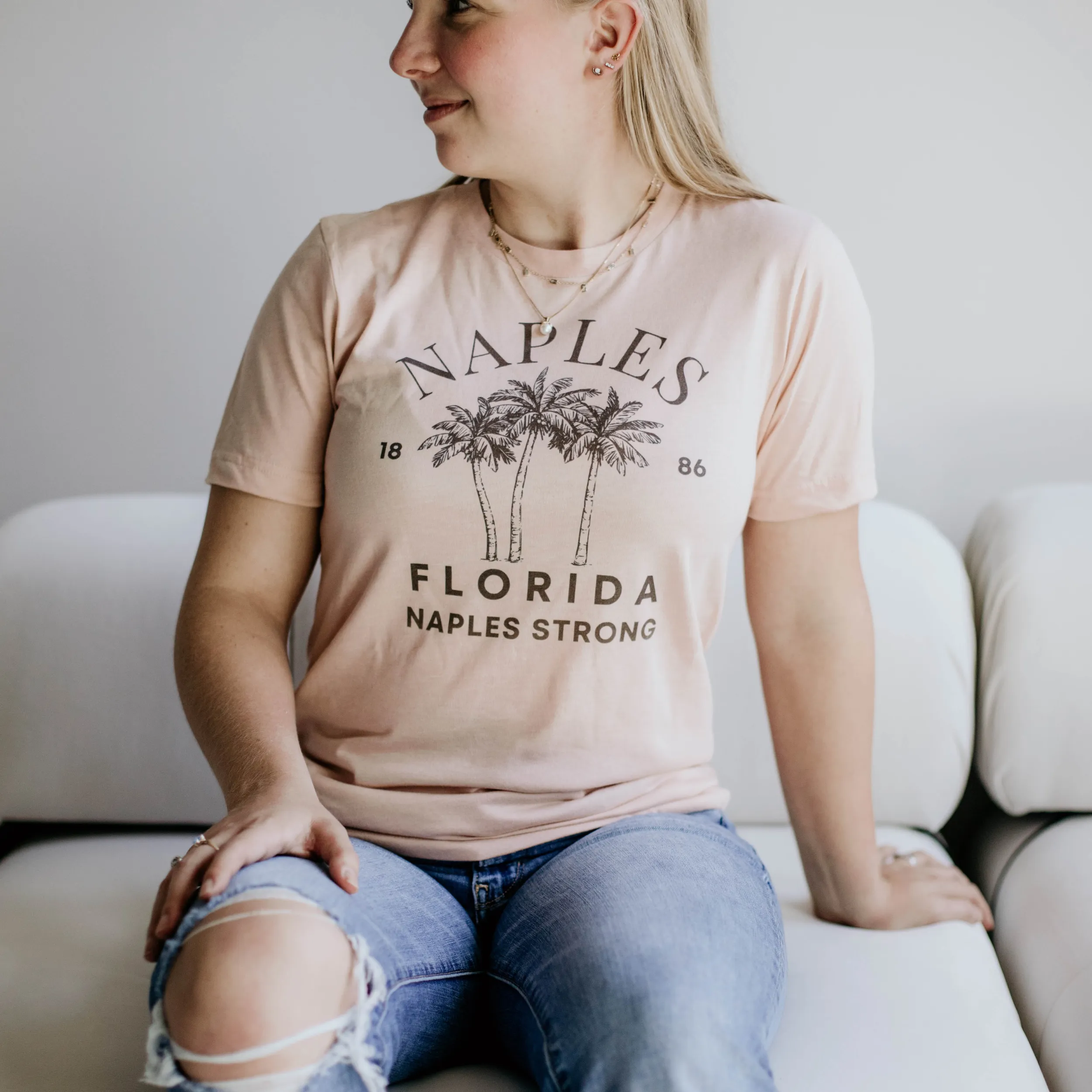 Naples Florida Naples Strong Palm Trees Shirt