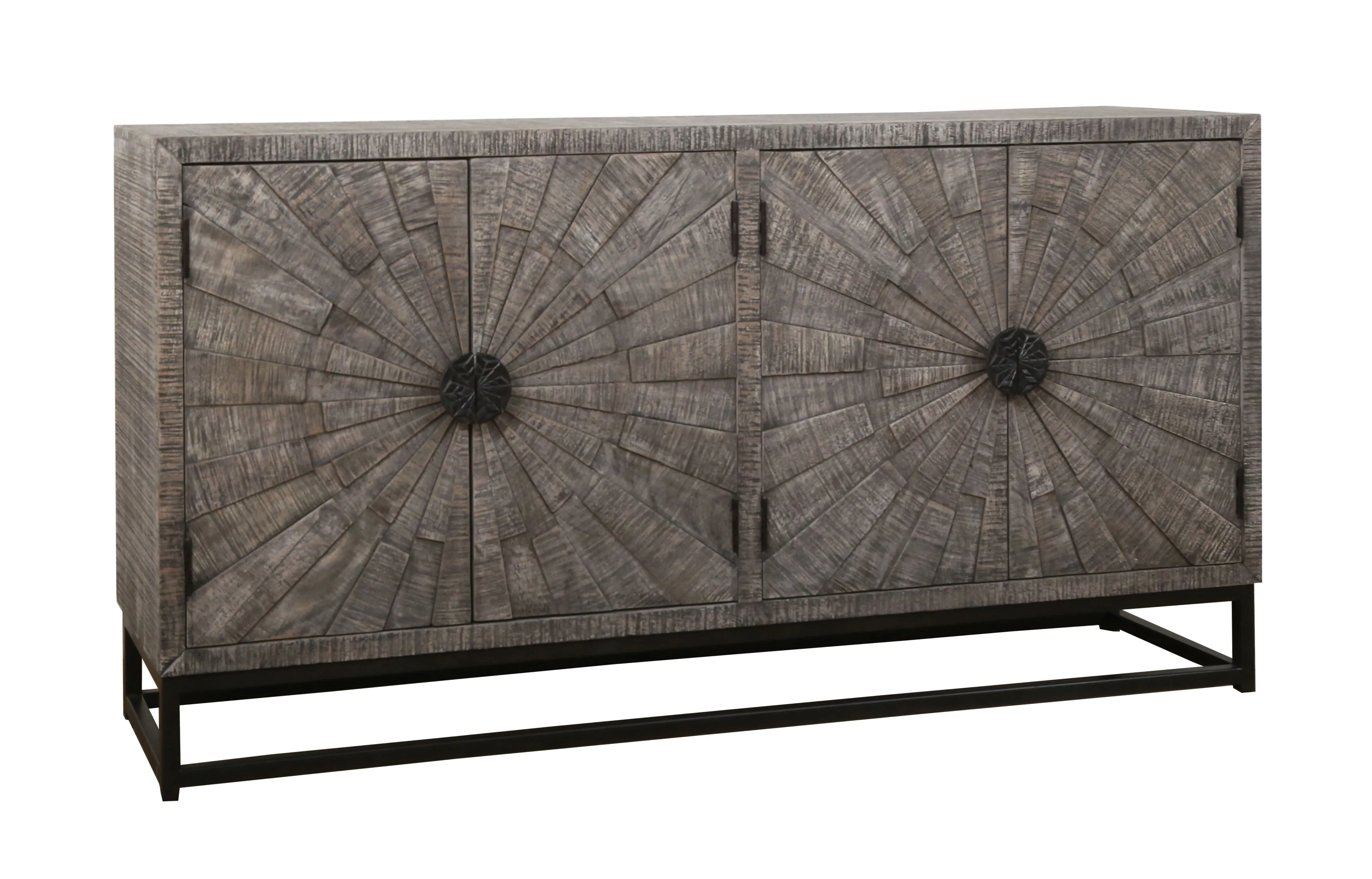 Noble - Four Door Sideboard - Spinner Brownish Gray