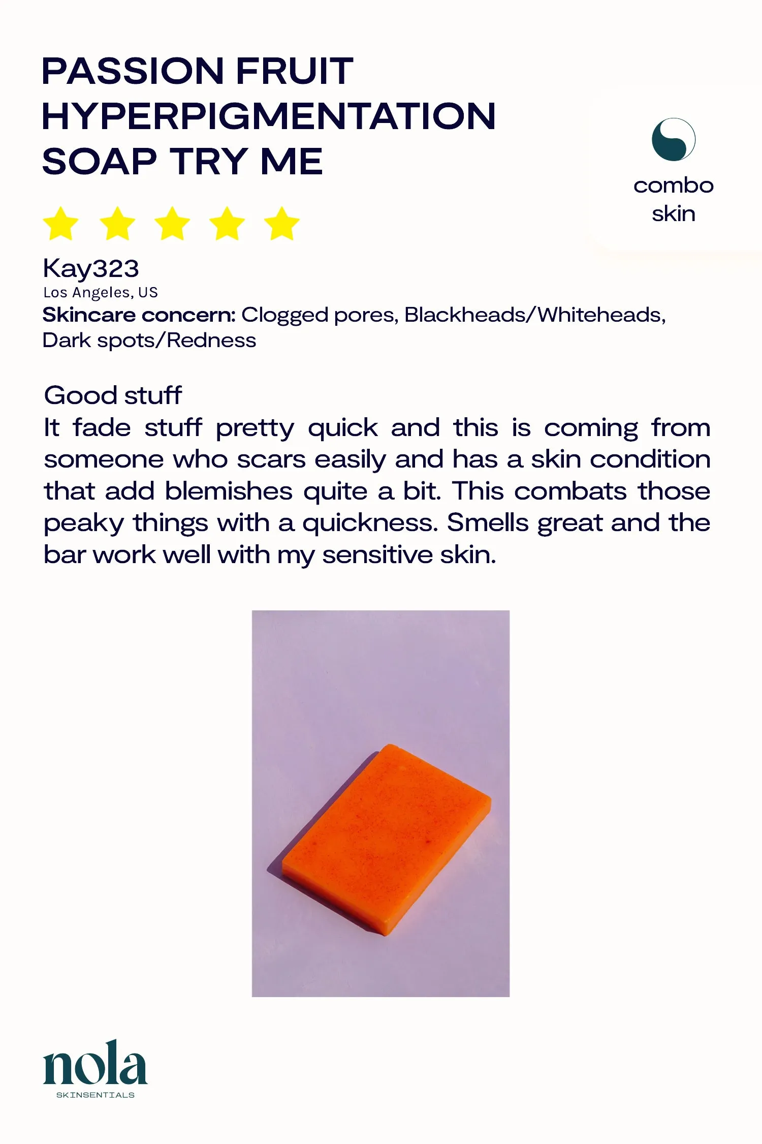 Passion Fruit Hyperpigmentation Soap Try Me