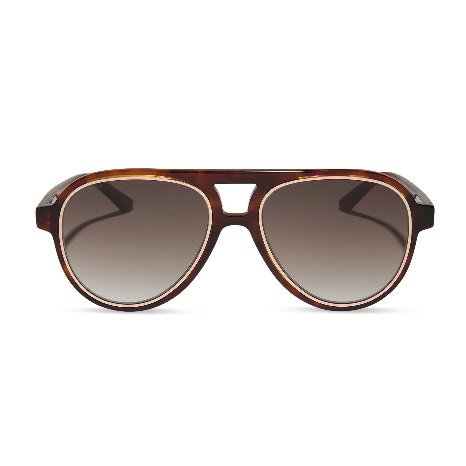 PIA - SALTED CARAMEL TORTOISE   BROWN GRADIENT   POLARIZED SUNGLASSES